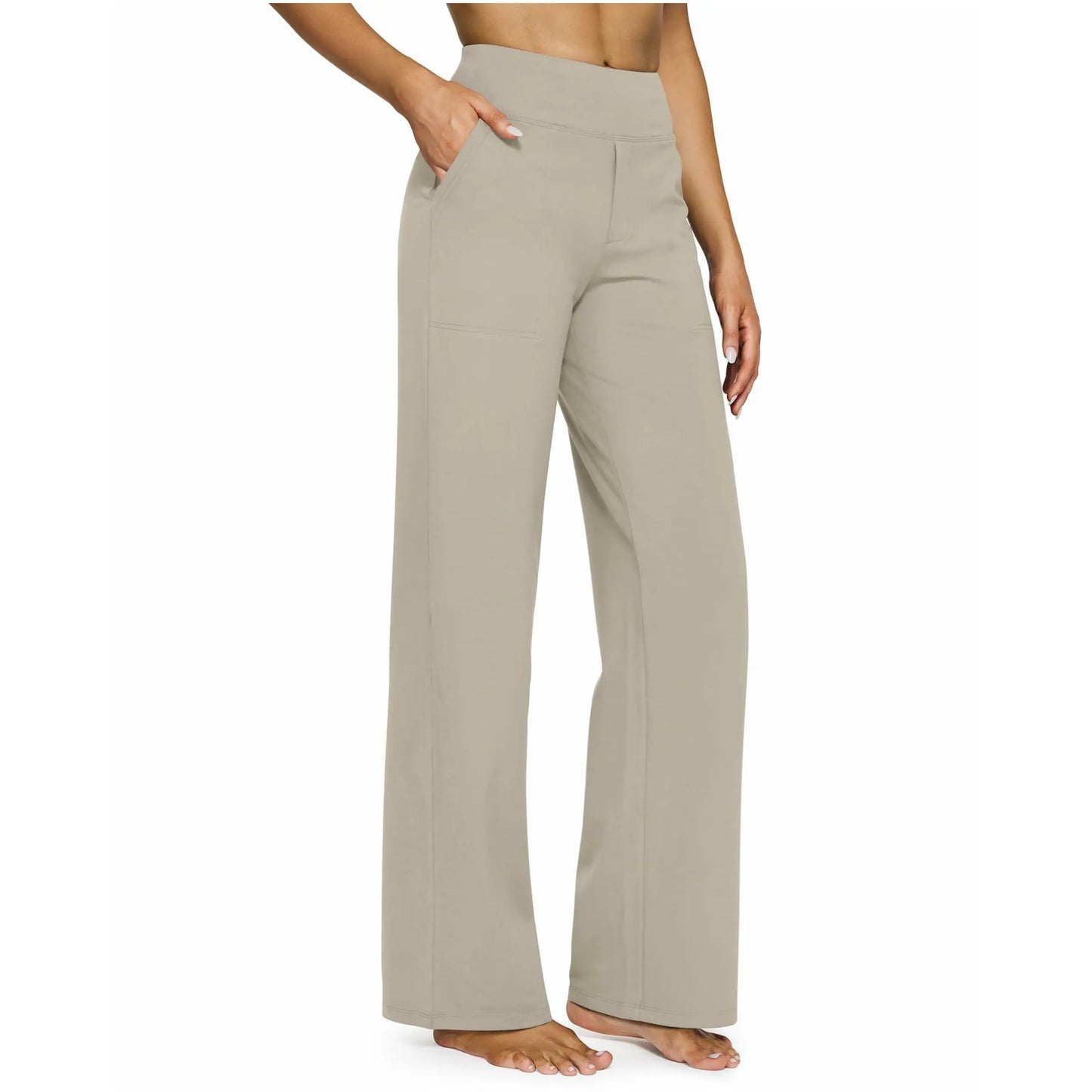 G4Free Women's High-Waist Yoga Pants with Pockets