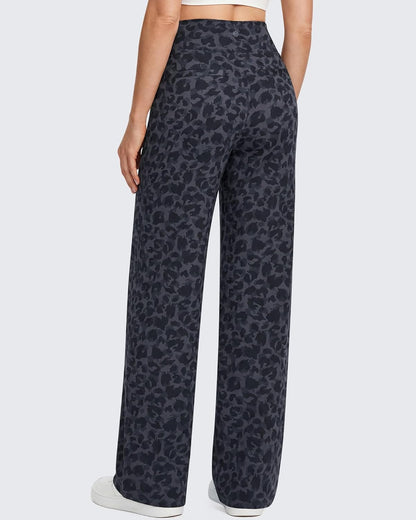 G4Free EverGoing Yoga Pants Women Wide Leg Pants with Pockets High Waist Stretch Dress Casual Sweatpants Petite/Regular/Tall
