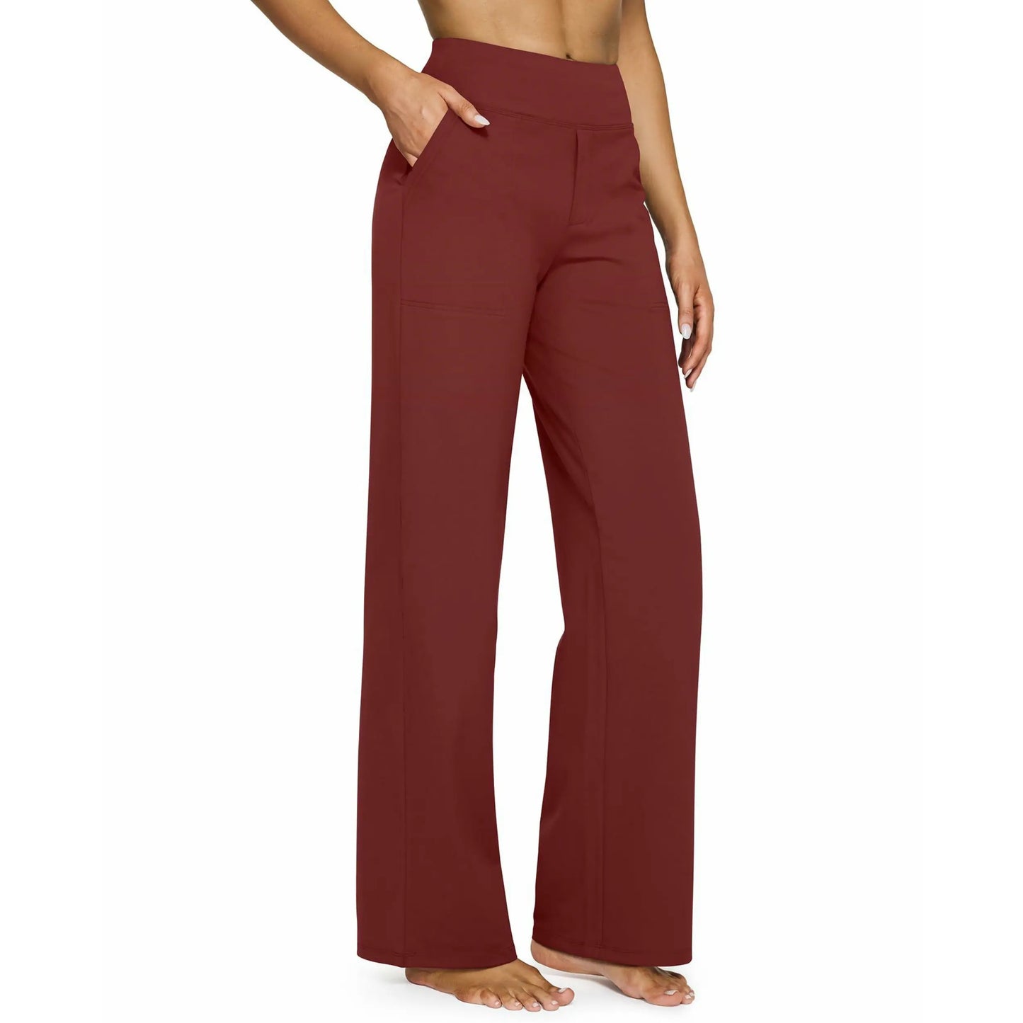 G4Free Women's High-Waist Yoga Pants with Pockets