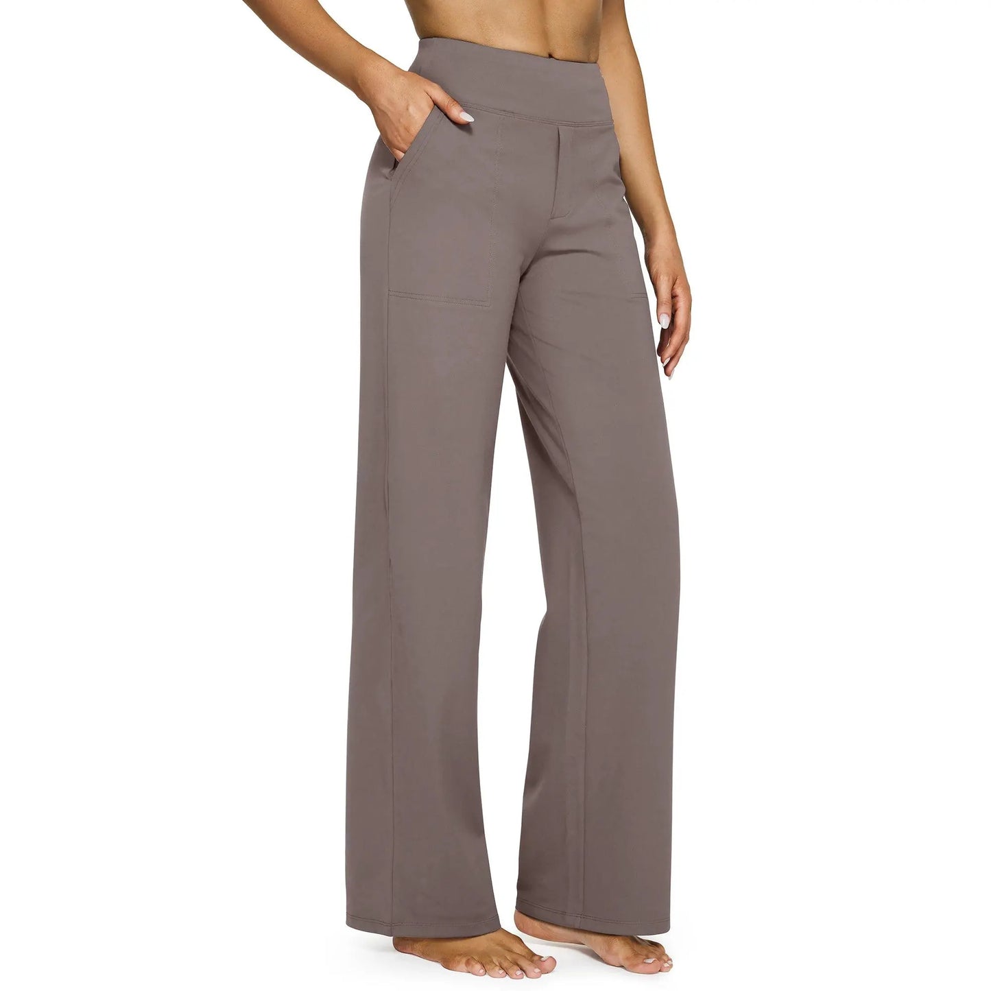G4Free Women's High-Waist Yoga Pants with Pockets